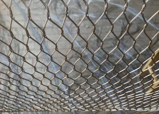304 Stainless Steel Wire Rope Mesh for Aviary Ladder Custom Sizes