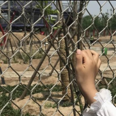 304 316L Stainless Steel Wire Rope Mesh Netting For Bird Aviary Zoo Animal Cage