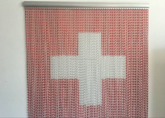 A cortina atrativa do elo de corrente anodizou o alumínio do tratamento de superfície