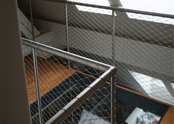 Fio arquitetónico Mesh Height da proteção de aço inoxidável da queda 2,0 M