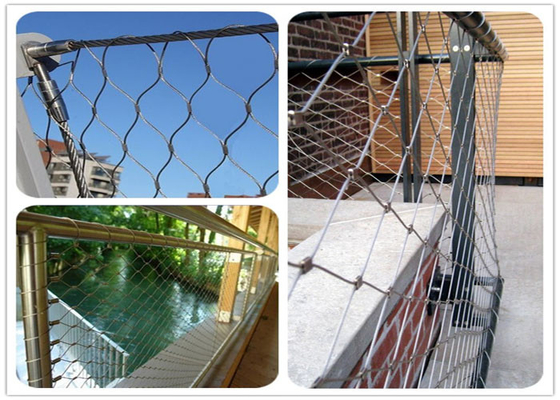 A planície tece o fio arquitetónico Mesh Balustrade Of Balcony Terrace
