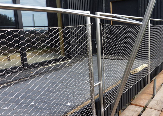 cabo Mesh Stainless Steel da balaustrada de 2.5mm 25x25mm