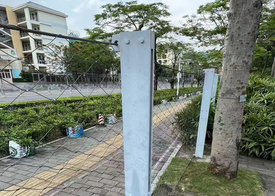 rede de aço inoxidável flexível do cabo de 1.2mm, cerca Architectural Wire Mesh do jardim