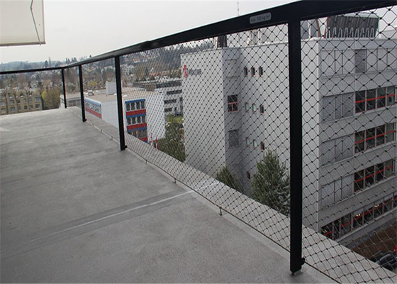 rede de arame arquitetónica de 4.0mm, cabo de aço inoxidável Mesh Anti Corrosion
