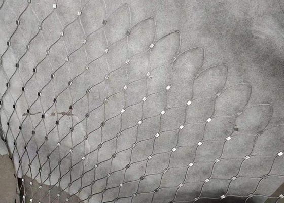 Corda de fio Mesh Ferrule de Balustrade Or Railing da cerca 3,0 milímetros de fio 300*300mm