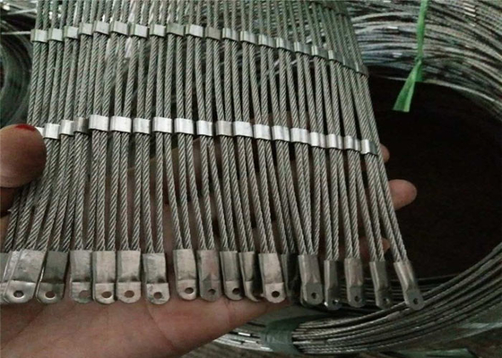 Malha de aço inoxidável da corda 316, rede de arame arquitetónica 2,0 milímetros