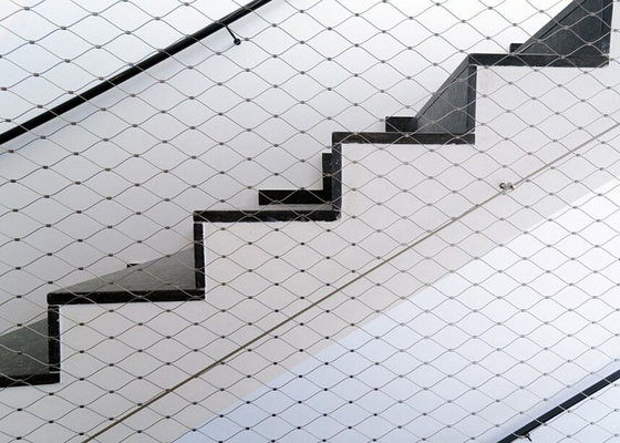 Rede excelente da escada da flexibilidade SS304 com curvatura 2,0 furo do fio 50x50 milímetros do milímetro