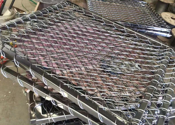 Anticorrosão de Mesh Netting 3.0mm do cabo da balaustrada SUS316 que oxida não