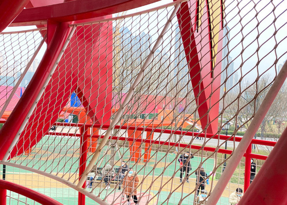 Corda de aço inoxidável não de oxidação Mesh Netting For Playground de 4.0mm