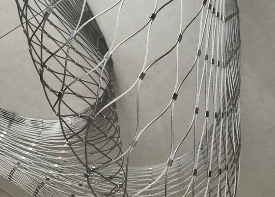 Boa segurança flexível de Mesh Stainless Steel For Suspended da corda