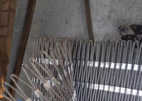 Passeios de aço inoxidável do divertimento de Mesh Flexibility Anti Corrosive For do cabo