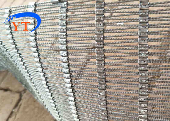 Corda de fio Mesh Flexibility Customized Stainless Steel da curvatura que oxida não para a cerca