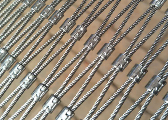 X tende a rede da corda de Mesh High Strength Stainless Steel do cabo da balaustrada de 25x25mm