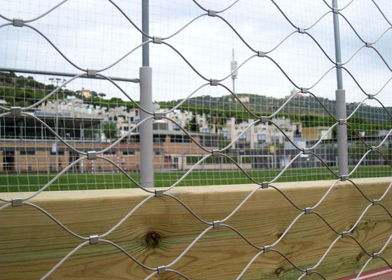 Malha de Cabo de Aço Inoxidável SS316 Resistente à Corrosão para Zoológicos
