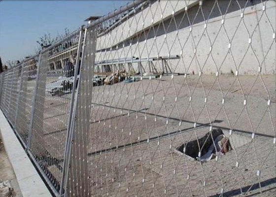 Malha de cabo de balaustrada personalizada anti-corrosiva anti-ferrugem