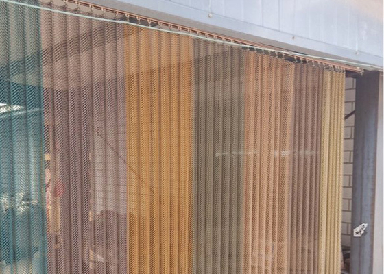 Decoração personalizada 1 mm de malha metálica Anti-ferrugem para sala de exposições