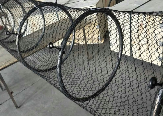 Sus 316 Fios de óxido preto 3 mm Diâmetro 300 x 300 mm