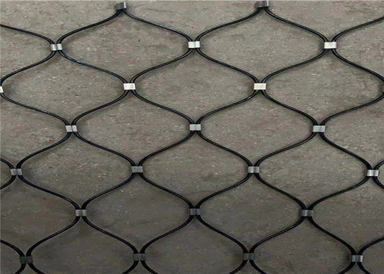 Resistência à ferrugem Zoo fio de aço inoxidável rede de corda anodizada para pároco fecho rede