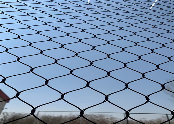 Forte aço inoxidável Cable Wire Rope Mesh Aviário Wire Netting Para Zoo Mesh