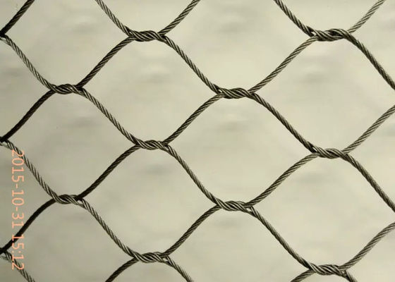 Malha flexível da forma do rombo que pesca tamanho 7x7/7x19 o material de AISI316 tecido inter