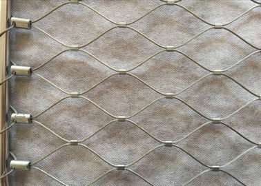diâmetro tecido mão da malha 1.2-3.2mm da corda de fio de 316L SS para a balaustrada