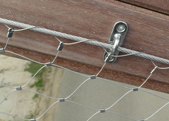 AISI316 X-Tend Cable Wire Mesh Net 1,2 mm-4,0 mm Ferrulado