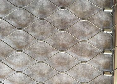 Tipo feito sob encomenda fio Mesh Flexible Ss da virola do jardim zoológico de 4mm 304 7x7