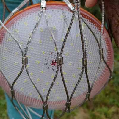 Aço inoxidável 316 7 X 7 Cable Anti Drop Cover Rede de segurança Rede de prevenção de quedas