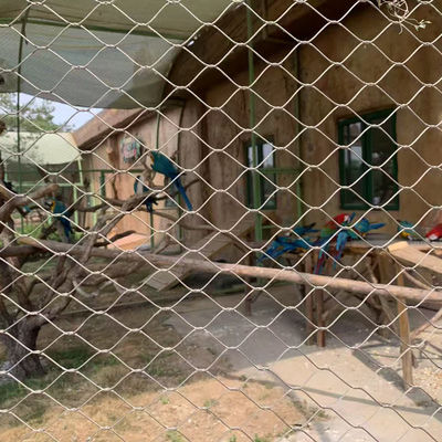 Malha de aço inoxidável 304 316L para viveiro, malha para zoológico, malha de arame de aço