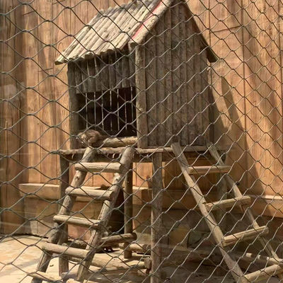 Rede de cabos de aço inoxidável para cercas de animais ao ar livre de aviários