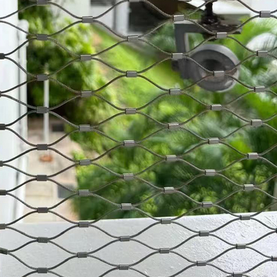 Rede de malha de arame flexível de aço inoxidável para viveiro de pássaros - Grau Marinho 316