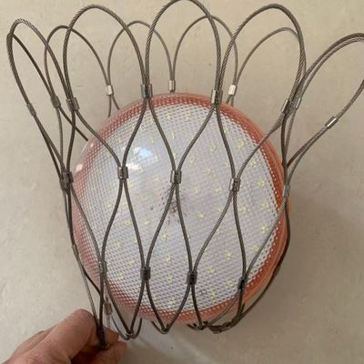 Custom Sizes Available Cruise Ship Lamp Stainless Steel Rope Net Aperture 80mm