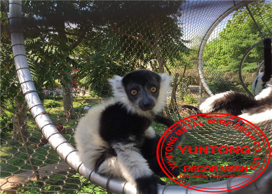 Rede animal atada do cerco, pescar do aviário do jardim zoológico resistente à corrosão