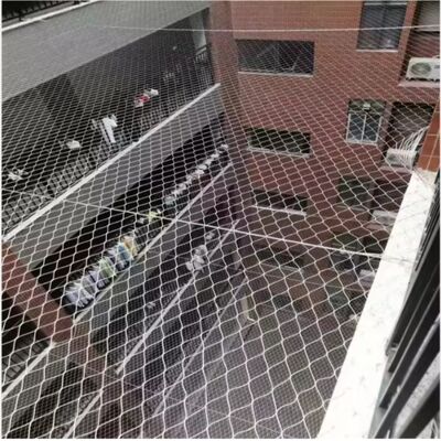 Malha de arquitetura de arame de aço inoxidável para rede de proteção de balaustradas