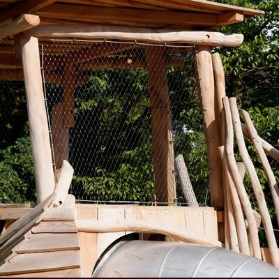 Rede de corda de aço inoxidável resistente ao impacto