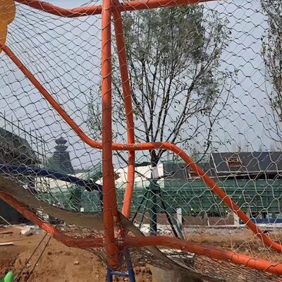 Revestimento de plástico rede de cabos de aço inoxidável para equipamentos de playground de crianças