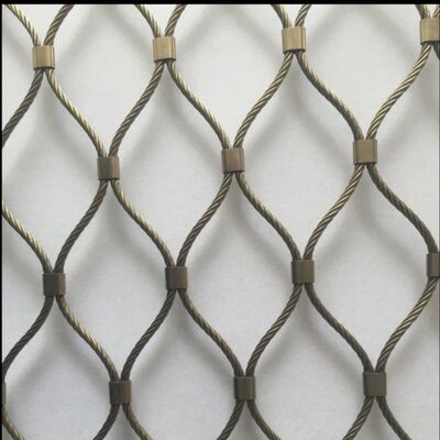 Rede de prevenção de queda de fios de aço inoxidável sólido anti-caída para escola e jardim de infância