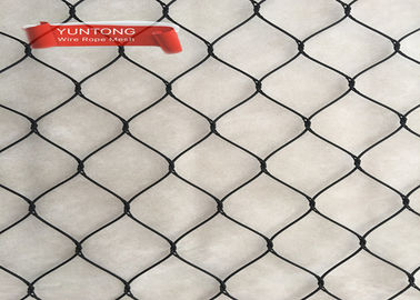 4.0mm Oxido Negro Wire Rope Mesh Usd Em Zoo Mesh