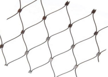 Malha de aço inoxidável de pouco peso da corda de fio da rede 2.4mm