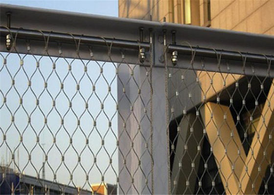 Fio Mesh For Falling Prevention de Stainless Steel 50x50 da cerca da barreira do tráfego