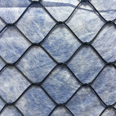 Óxido preto 7 x 7 cabo de aço inoxidável flexível Mesh For Balustrade Or Railing