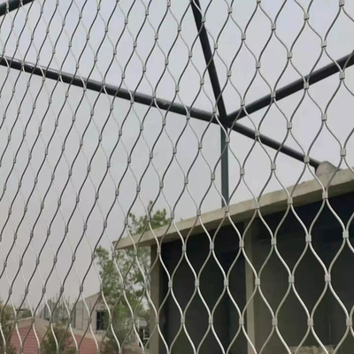 Rede de arame arquitetónica da ponte dos Ss 316, corda de fio Mesh Net