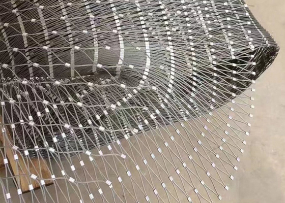 4mm personalizou a corda de fio de aço inoxidável Mesh Non Rusting tecido