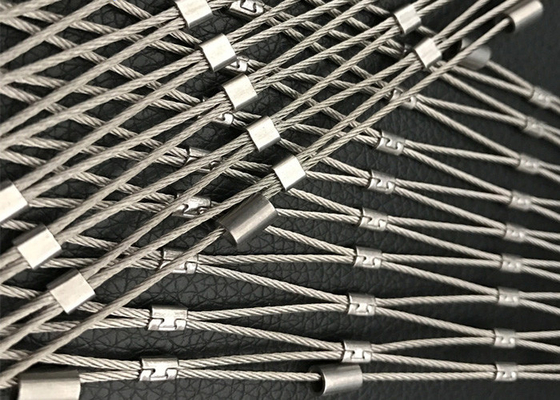 Sus 304 Sus 316 Ss Corda Mesh Balaustrada Anticorrosão