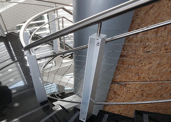 Fio arquitetónico amigável Mesh Sus 304 de Eco 2,0 furo do milímetro 60*60 milímetros
