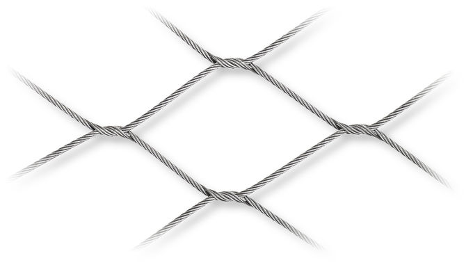 8 vantagens da rede de arame de aço inoxidável 2 do cabo do tamanho do olho de 2.0mm 60x60mm