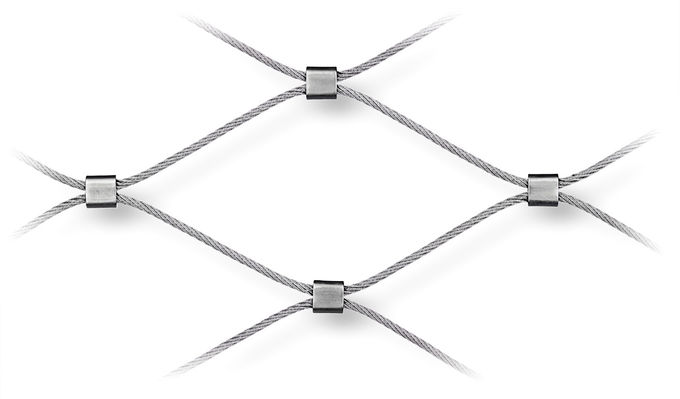8 vantagens da rede de arame de aço inoxidável 3 do cabo do tamanho do olho de 2.0mm 60x60mm