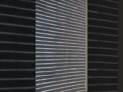 AISI 304 316 Webnet Flexível Arquitetônico de Aço Inoxidável Virola Corda Malha 2.0mm Fio 60*60mm Furo