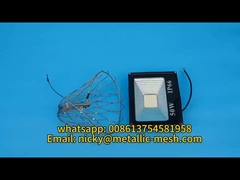 Rede de segurança de malha de corda de aço inoxidável para luzes