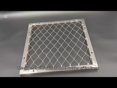 Como é a rede de cabo de aço inoxidável para escadas